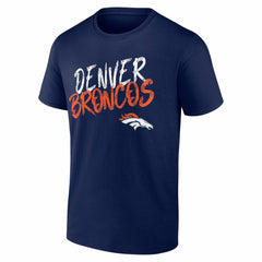 Denver Broncos  Hustle Personalized Name & Number T-Shirt