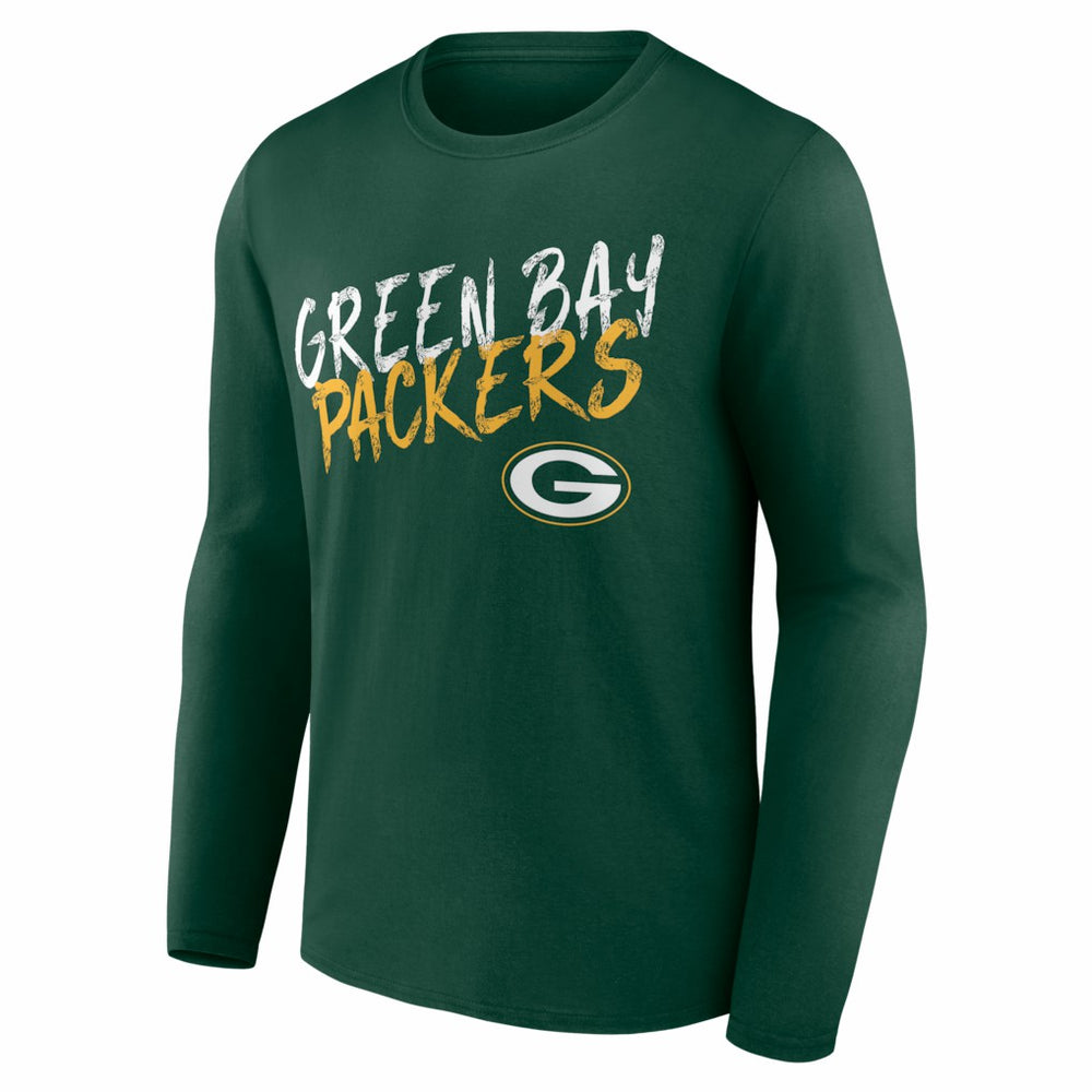Green Bay Packers  Hustle Personalized Name & Number Long Sleeve T-Shirt
