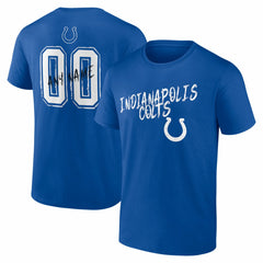 Indianapolis Colts  Hustle Personalized Name & Number T-Shirt