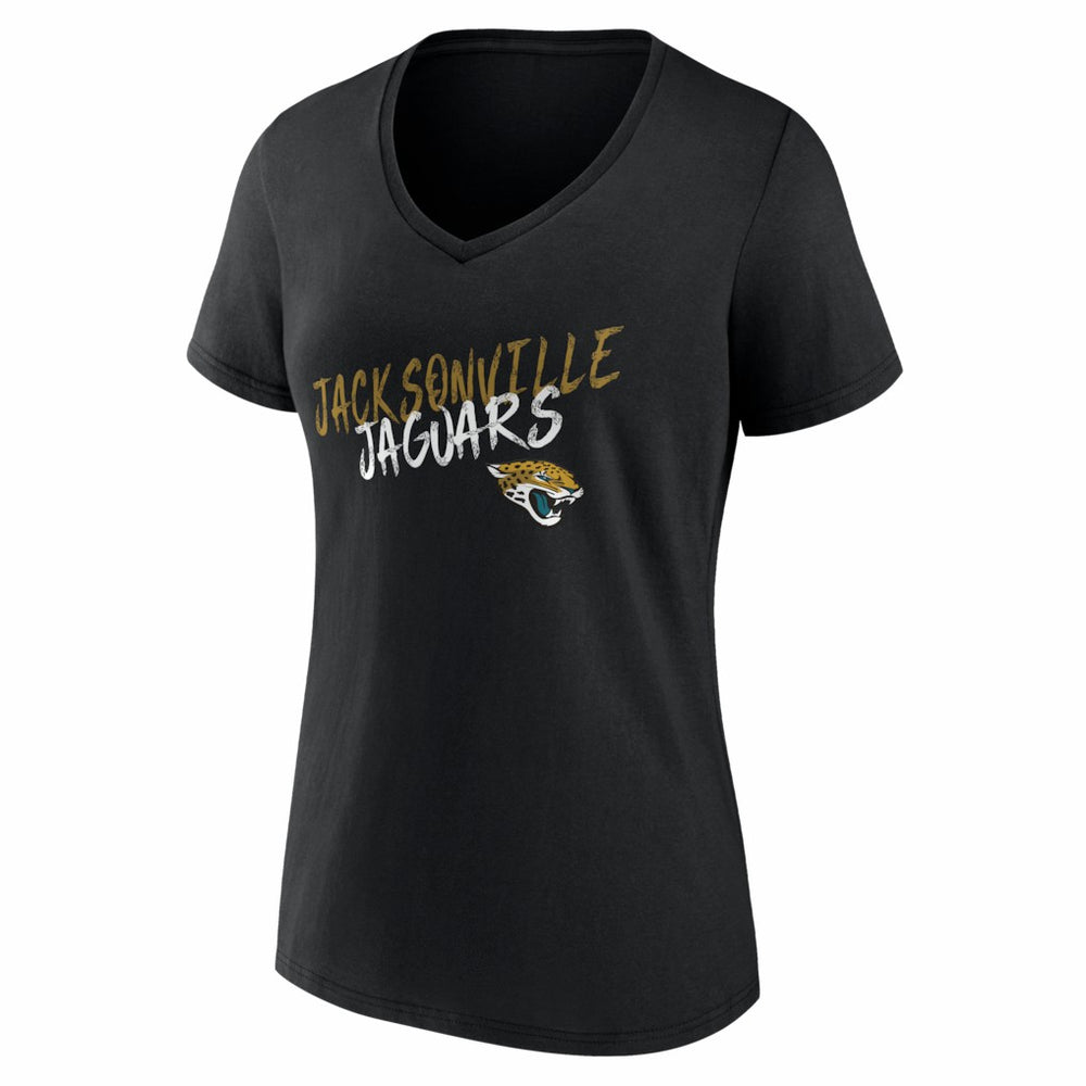 Jacksonville Jaguars  Women's Hustle Personalized Name & Number V-Neck T-Shirt