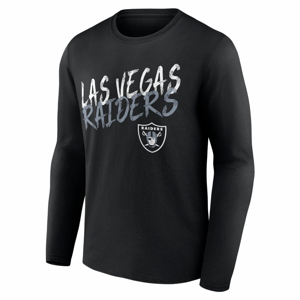 Las Vegas Raiders  Hustle Personalized Name & Number Long Sleeve T-Shirt