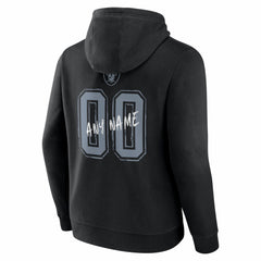 Las Vegas Raiders  Hustle Personalized Name & Number Hoodie