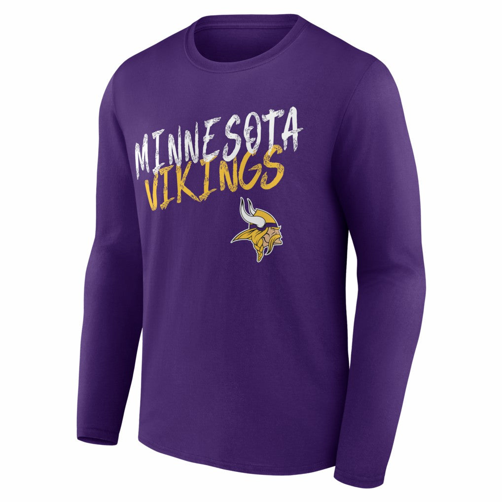 Minnesota Vikings  Hustle Personalized Name & Number Long Sleeve T-Shirt