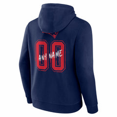 New England Patriots  Hustle Personalized Name & Number Hoodie