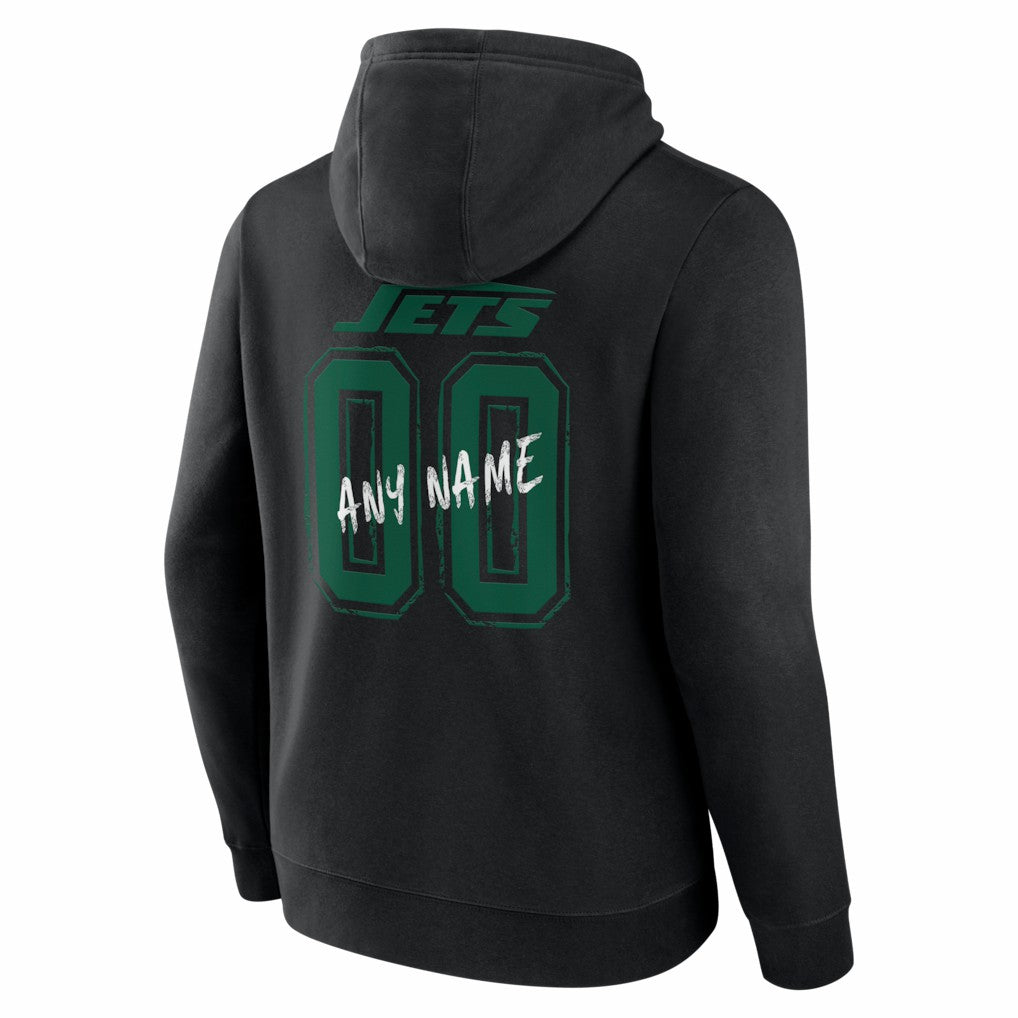 New York Jets  Hustle Personalized Name & Number Hoodie