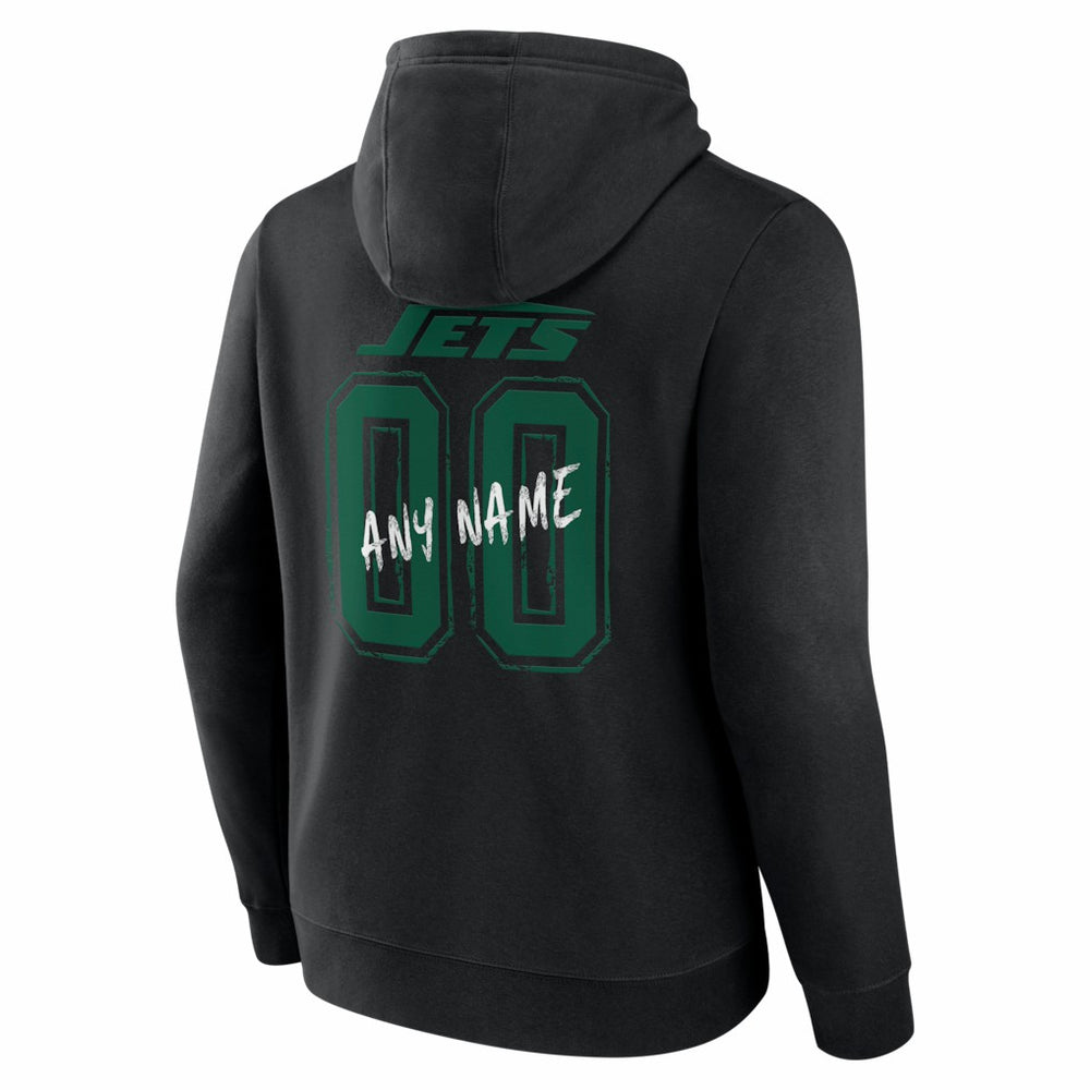 New York Jets  Hustle Personalized Name & Number Hoodie