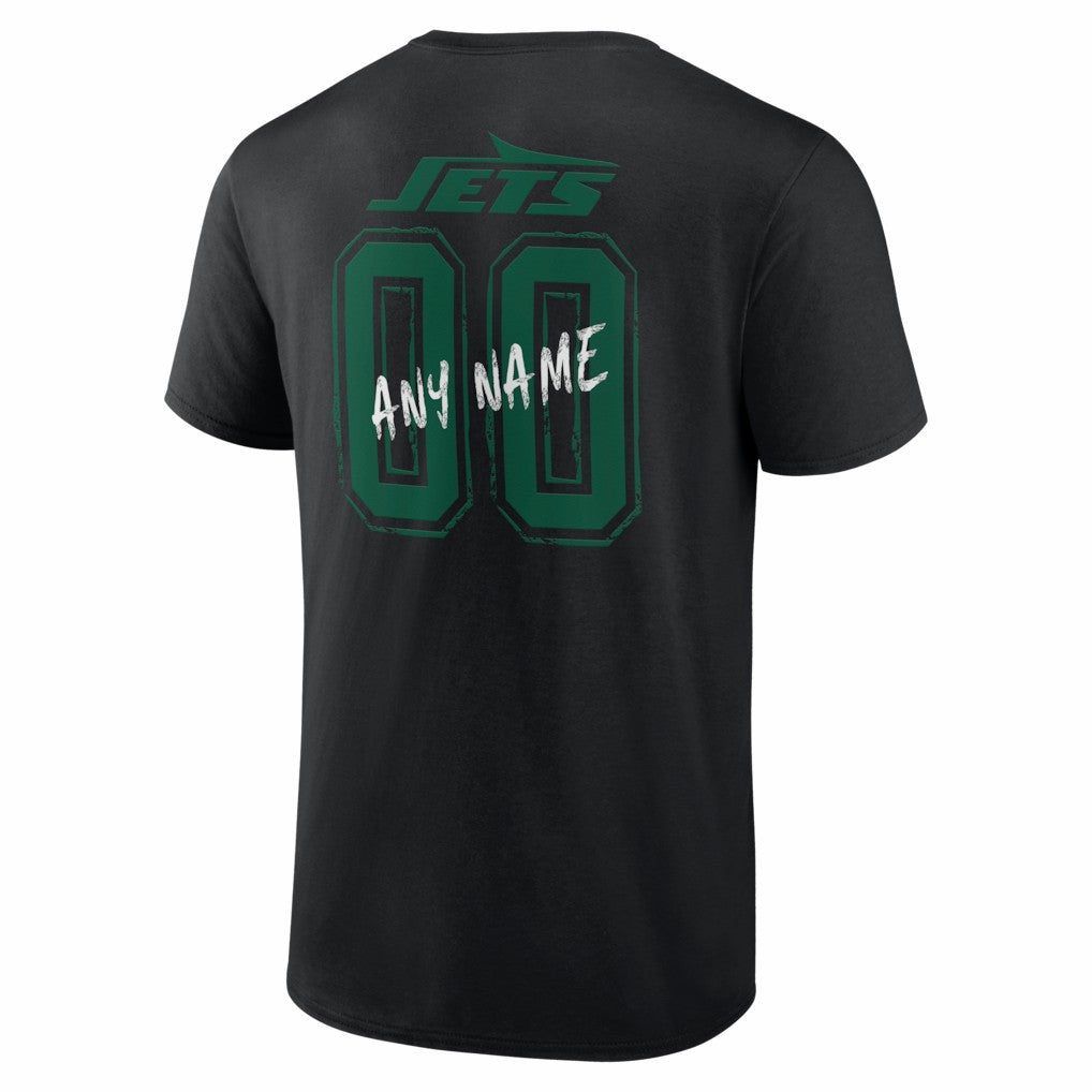 New York Jets  Hustle Personalized Name & Number T-Shirt