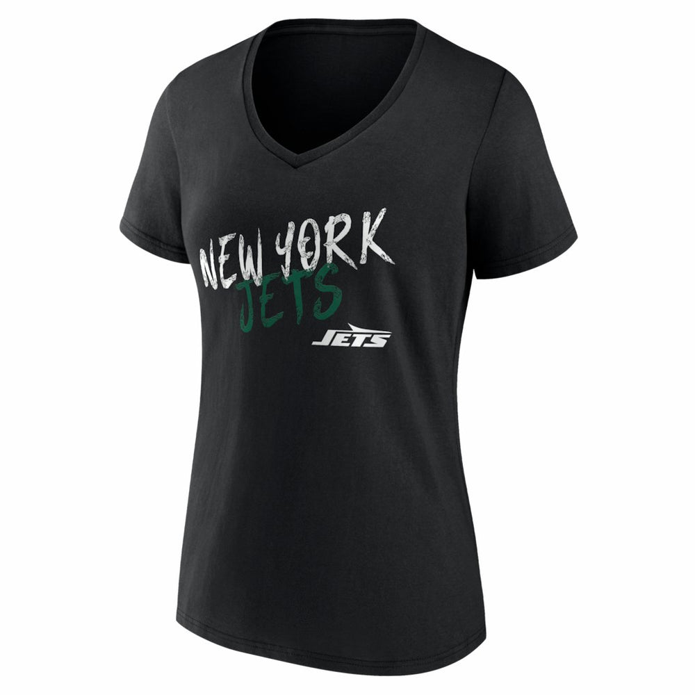 New York Jets  Women's Hustle Personalized Name & Number V-Neck T-Shirt