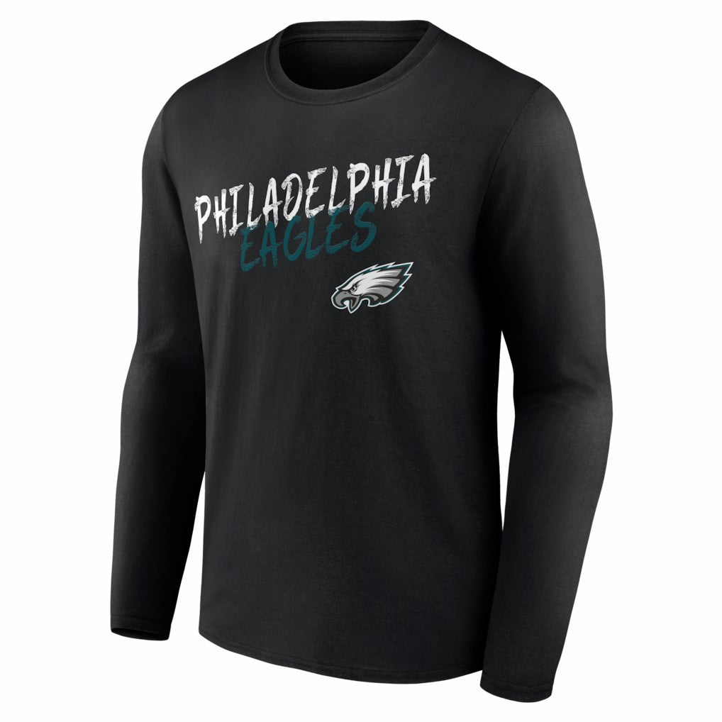 Philadelphia Eagles  Hustle Personalized Name & Number Long Sleeve T-Shirt
