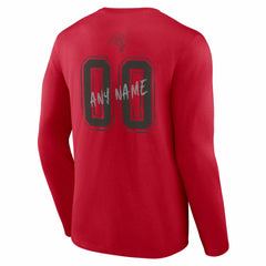 Tampa Bay Buccaneers  Hustle Personalized Name & Number Long Sleeve T-Shirt