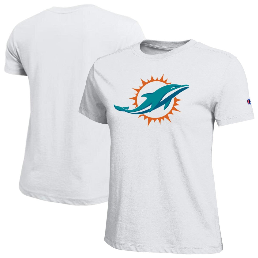 Miami Dolphins Champion Women's Logo T-Shirt