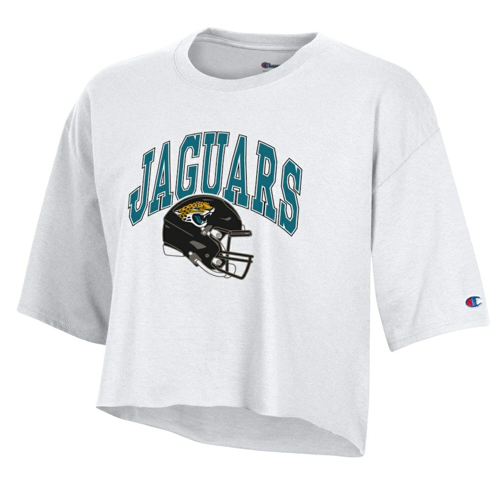 Jacksonville Jaguars Champion Women's Boyfriend Cropped T-Shirt