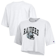 Las Vegas Raiders Champion Women's Boyfriend Cropped T-Shirt