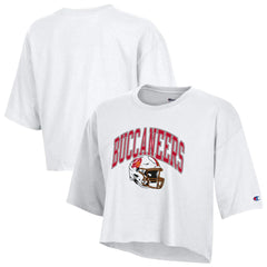 Tampa Bay Buccaneers Champion Women's Boyfriend Cropped T-Shirt