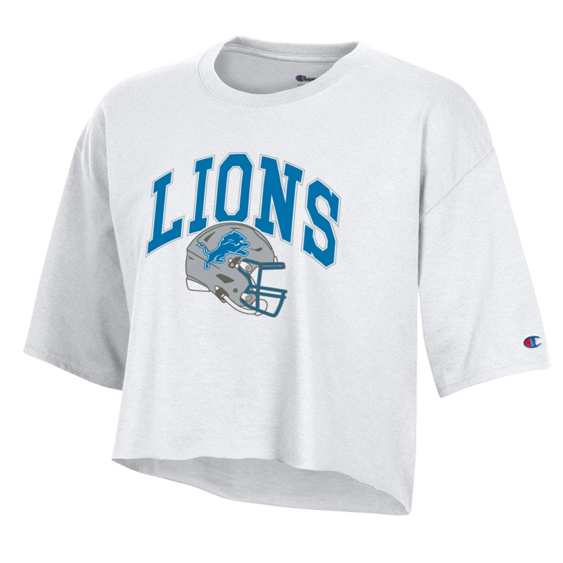 Detroit Lions Champion Women's Boyfriend Cropped T-Shirt