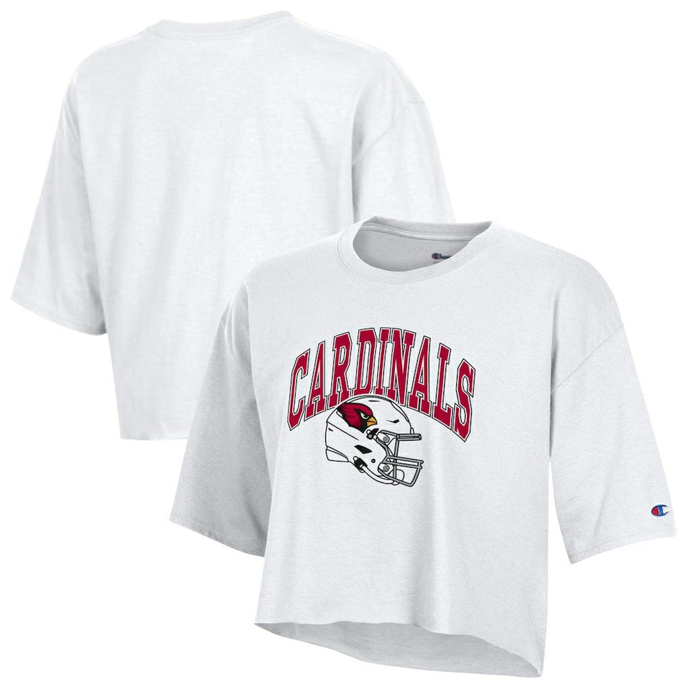 Arizona Cardinals Champion Women's Boyfriend Cropped T-Shirt