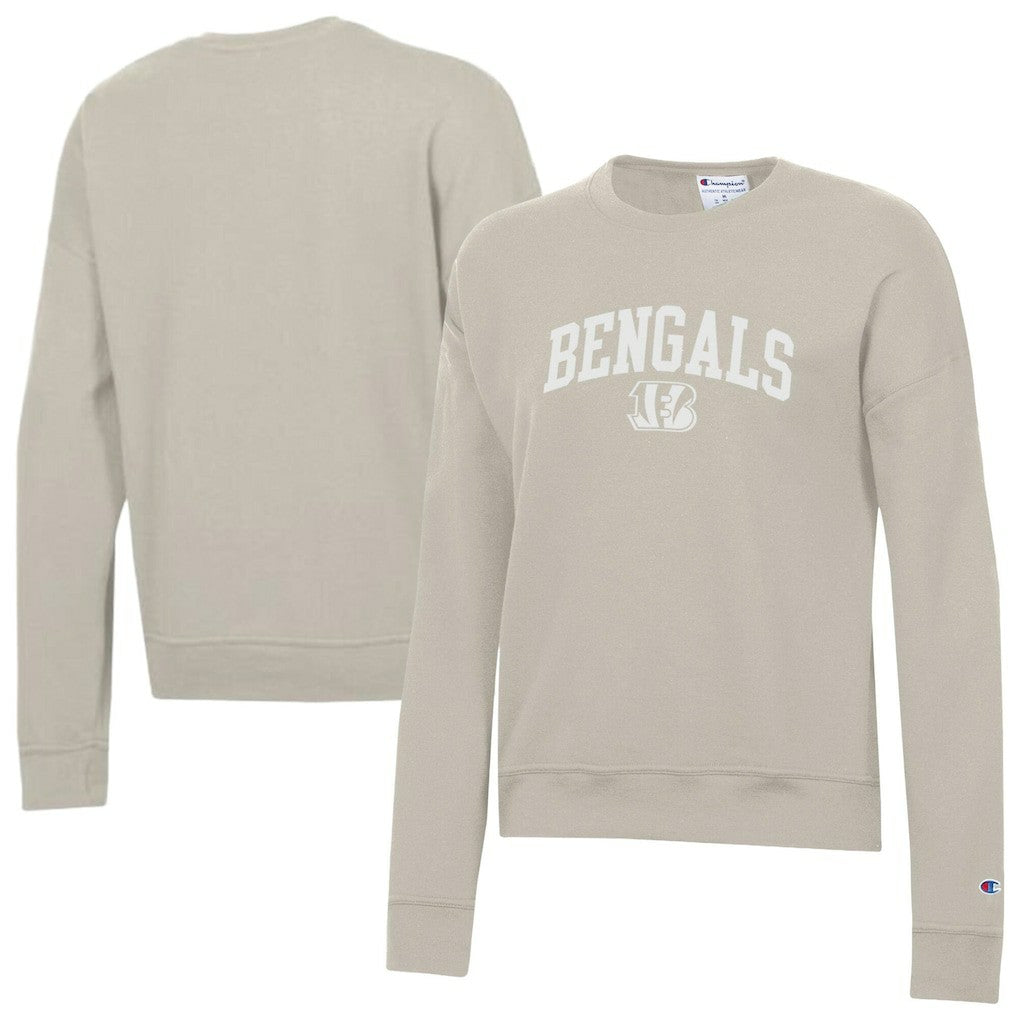 Cincinnati Bengals Champion Women's Powerblend Cocoa Butter Fleece Sweatshirt