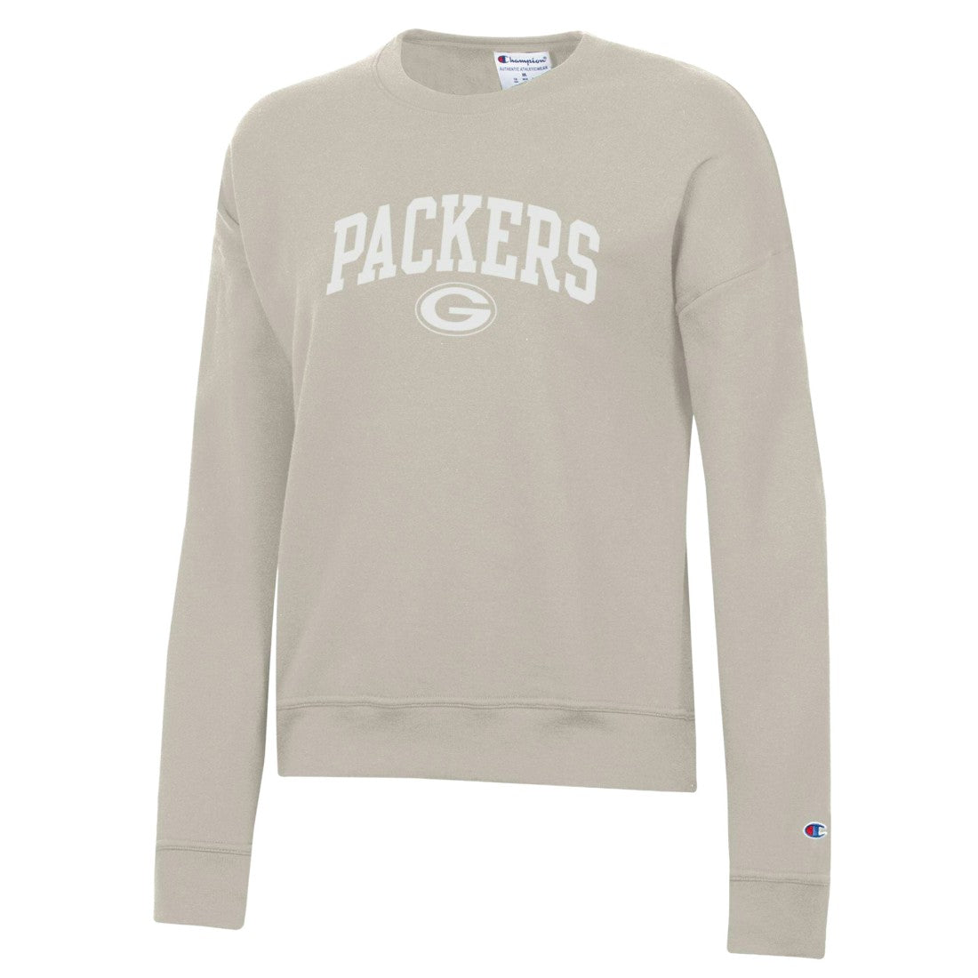 Green Bay Packers Champion Women's Powerblend Cocoa Butter Fleece Sweatshirt