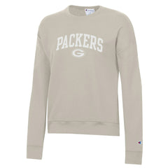 Green Bay Packers Champion Women's Powerblend Cocoa Butter Fleece Sweatshirt