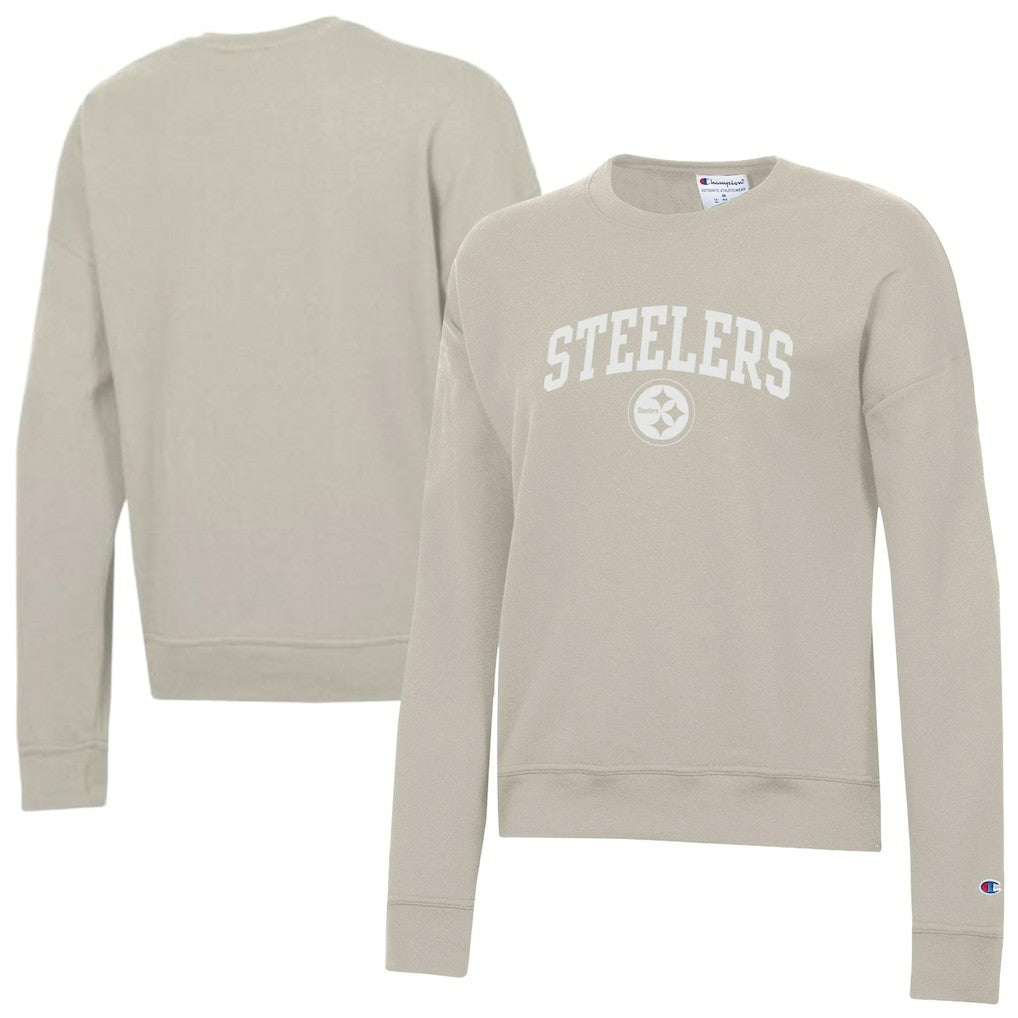 Pittsburgh Steelers Champion Women's Powerblend Cocoa Butter Fleece Sweatshirt