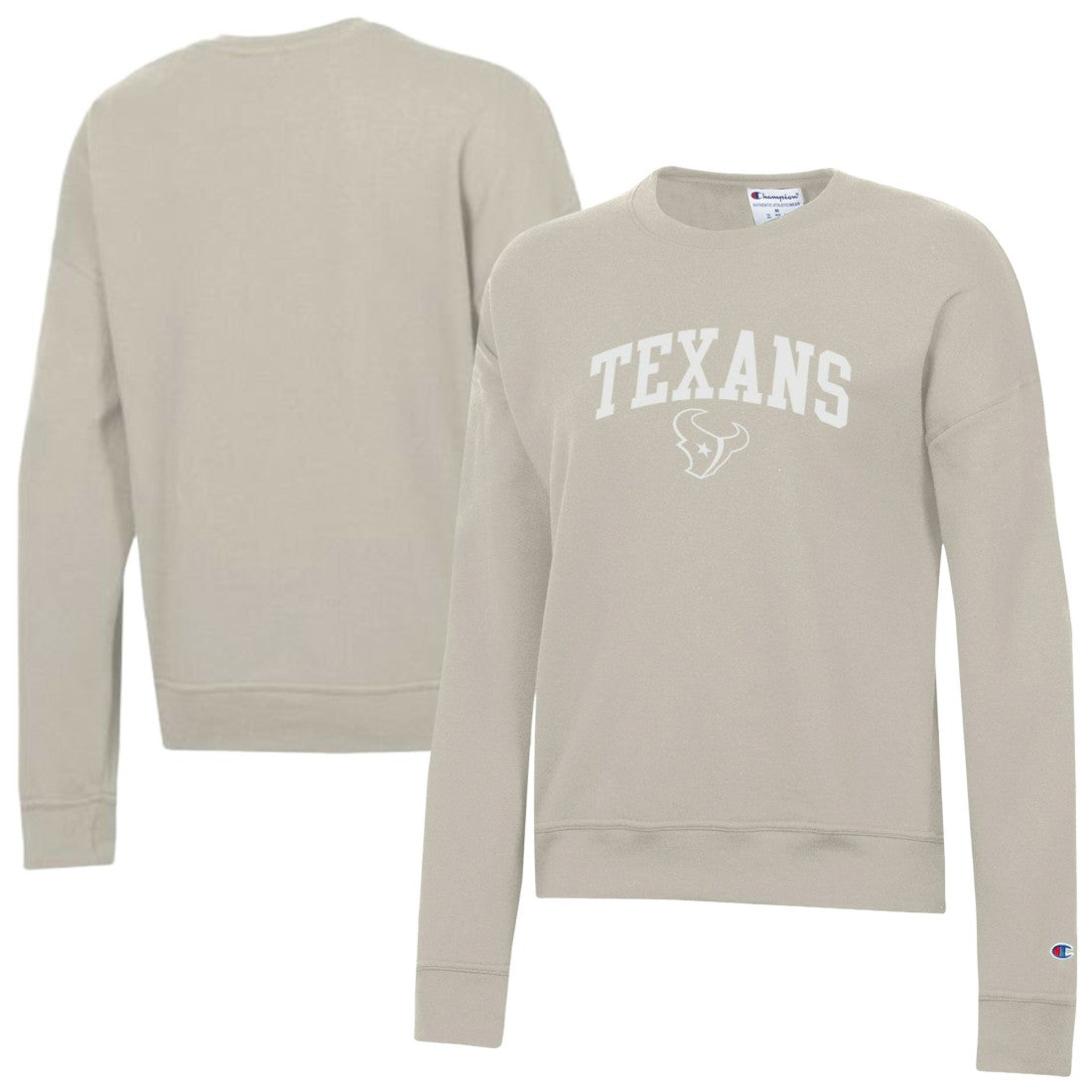 Houston Texans Champion Women's Powerblend Cocoa Butter Fleece Sweatshirt