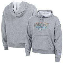 Miami Dolphins Champion Women's Triumph Tri-Blend Hoodie