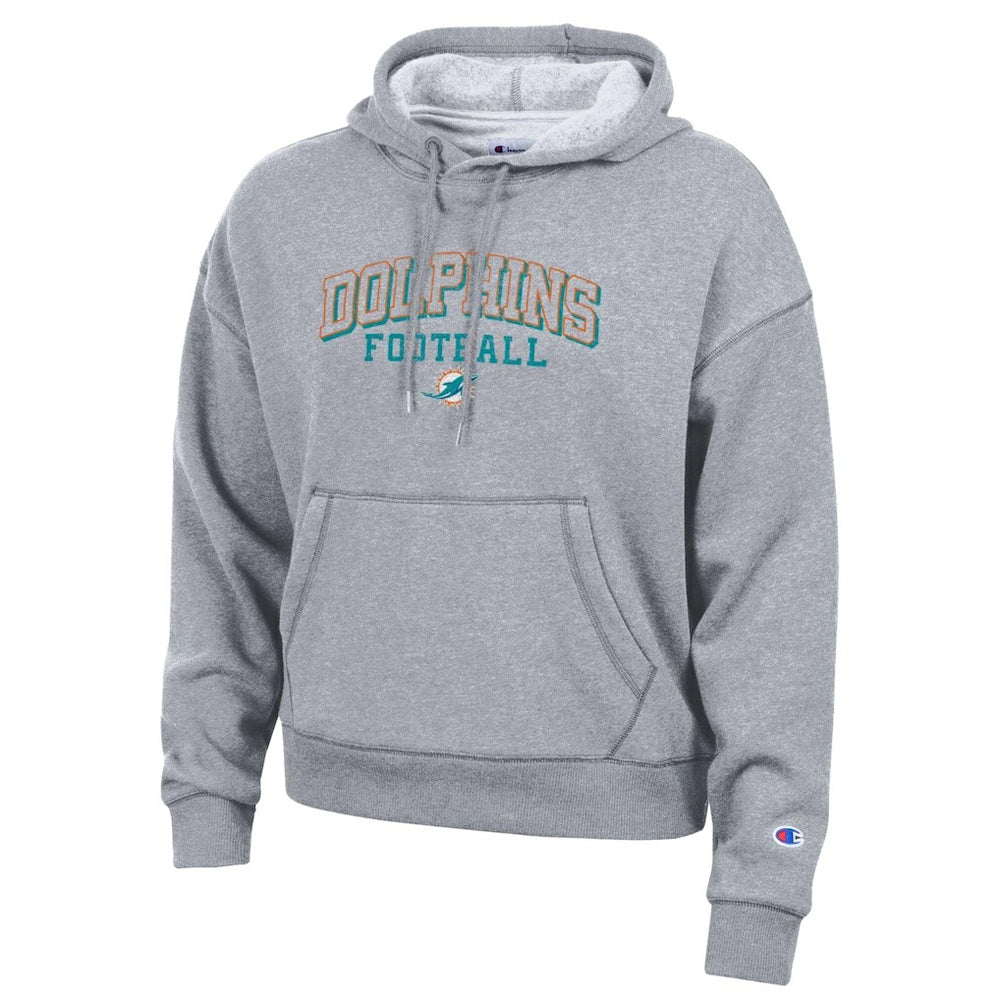 Miami Dolphins Champion Women's Triumph Tri-Blend Hoodie