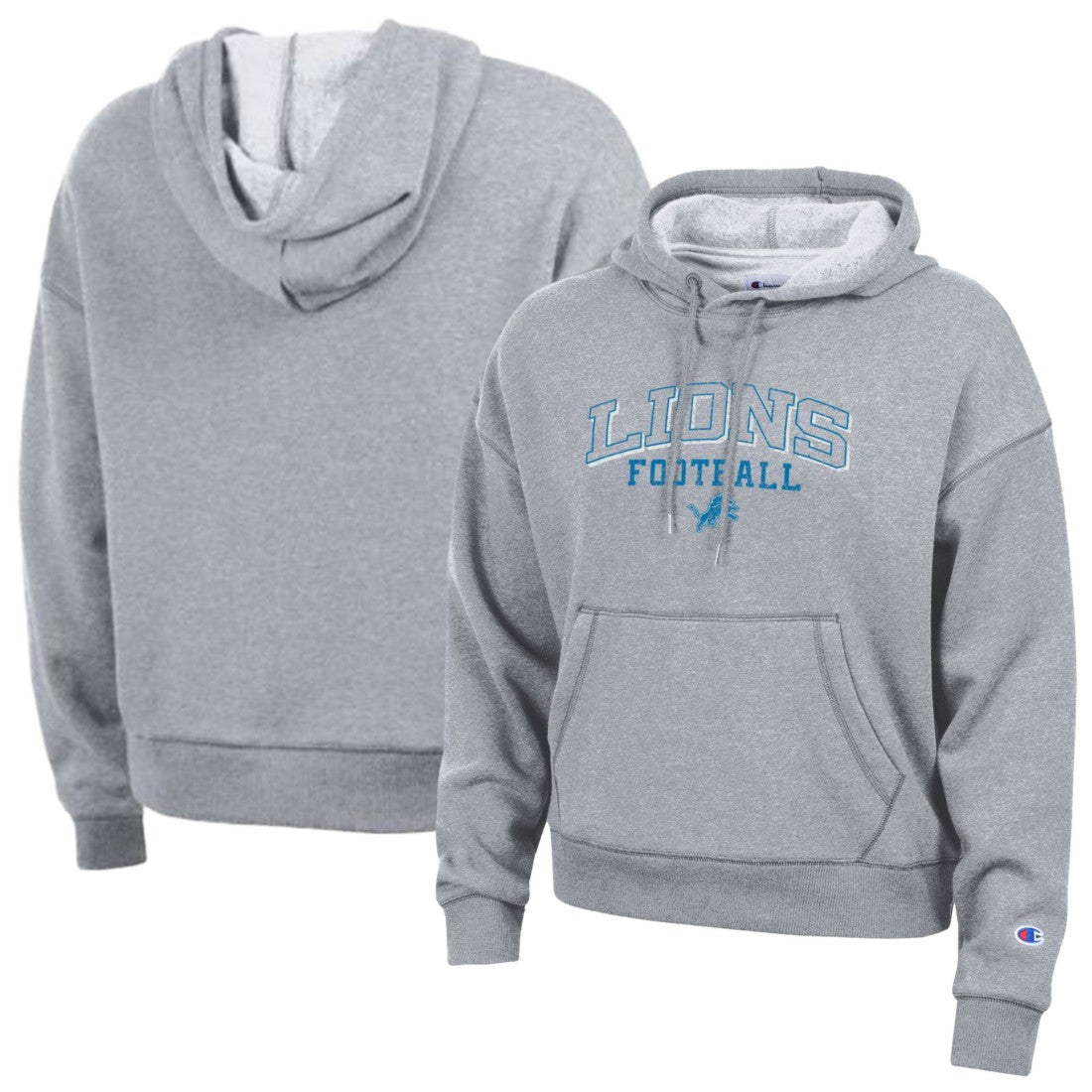 Detroit Lions Champion Women's Triumph Tri-Blend Hoodie