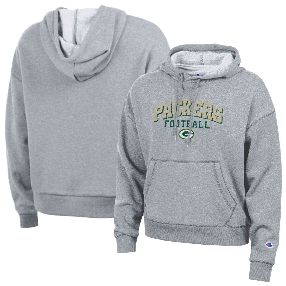 Green Bay Packers Champion Women's Triumph Tri-Blend Hoodie