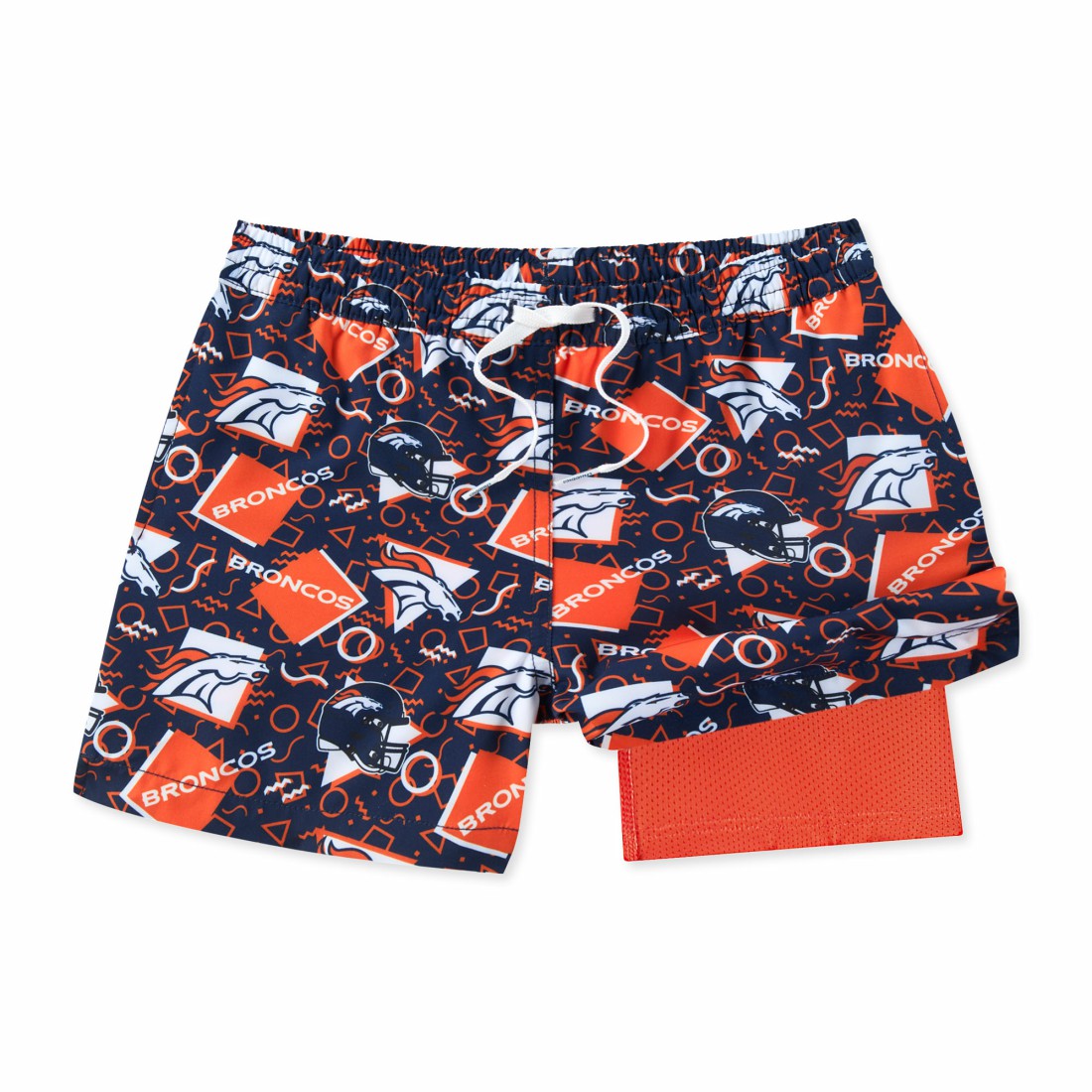 Denver Broncos  Chubbies Game Day Fit Classic Lined Swim Trunks