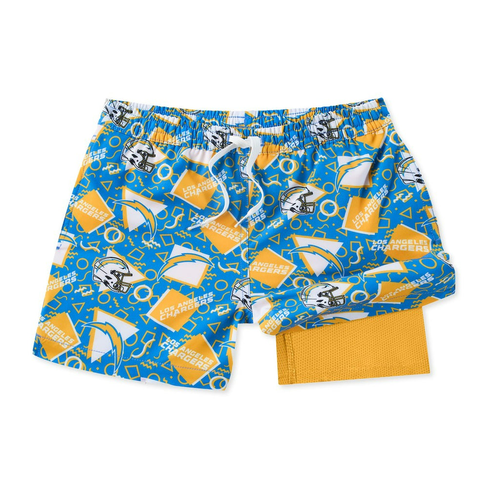 Los Angeles Chargers  Chubbies Game Day Fit Classic Lined Swim Trunks