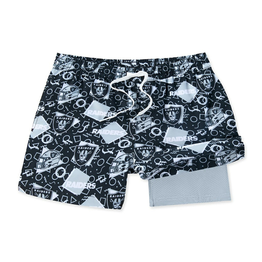 Las Vegas Raiders  Chubbies Game Day Fit Classic Lined Swim Trunks