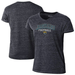 Jacksonville Jaguars Champion Women's Triumph Tri-Blend V-Neck T-Shirt