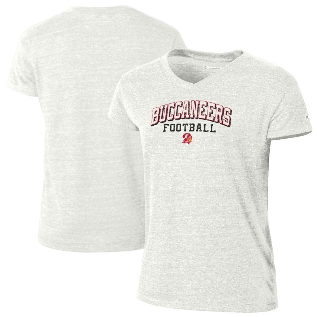Tampa Bay Buccaneers Champion Women's Triumph Tri-Blend V-Neck T-Shirt