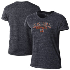 Cincinnati Bengals Champion Women's Triumph Tri-Blend V-Neck T-Shirt