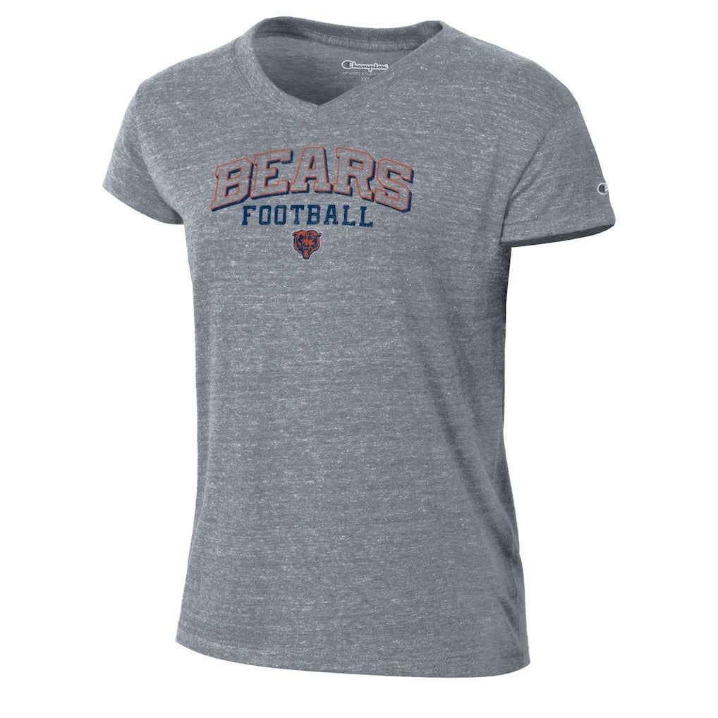Chicago Bears Champion Women's Triumph Tri-Blend V-Neck T-Shirt