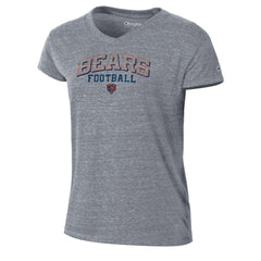 Chicago Bears Champion Women's Triumph Tri-Blend V-Neck T-Shirt