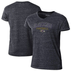 Baltimore Ravens Champion Women's Triumph Tri-Blend V-Neck T-Shirt