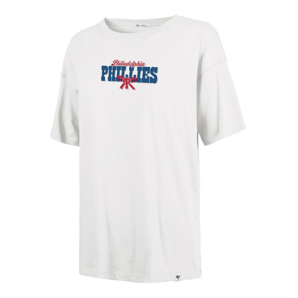 Philadelphia Phillies '47 Women's Bow & Banner Sadie T-Shirt | MLB Online
