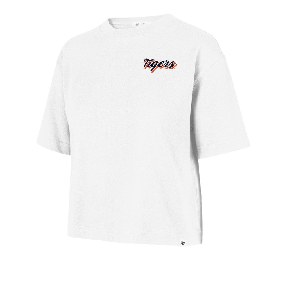 Detroit Tigers '47 Women's Collage Script Reed City T-Shirt | MLB For sale
