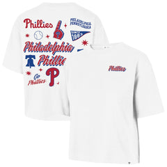 Philadelphia Phillies '47 Women's Collage Script Reed City T-Shirt | MLB On Sale