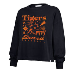 Detroit Tigers '47 Women's Team Collage Sydney Long Sleeve T-Shirt | MLB US