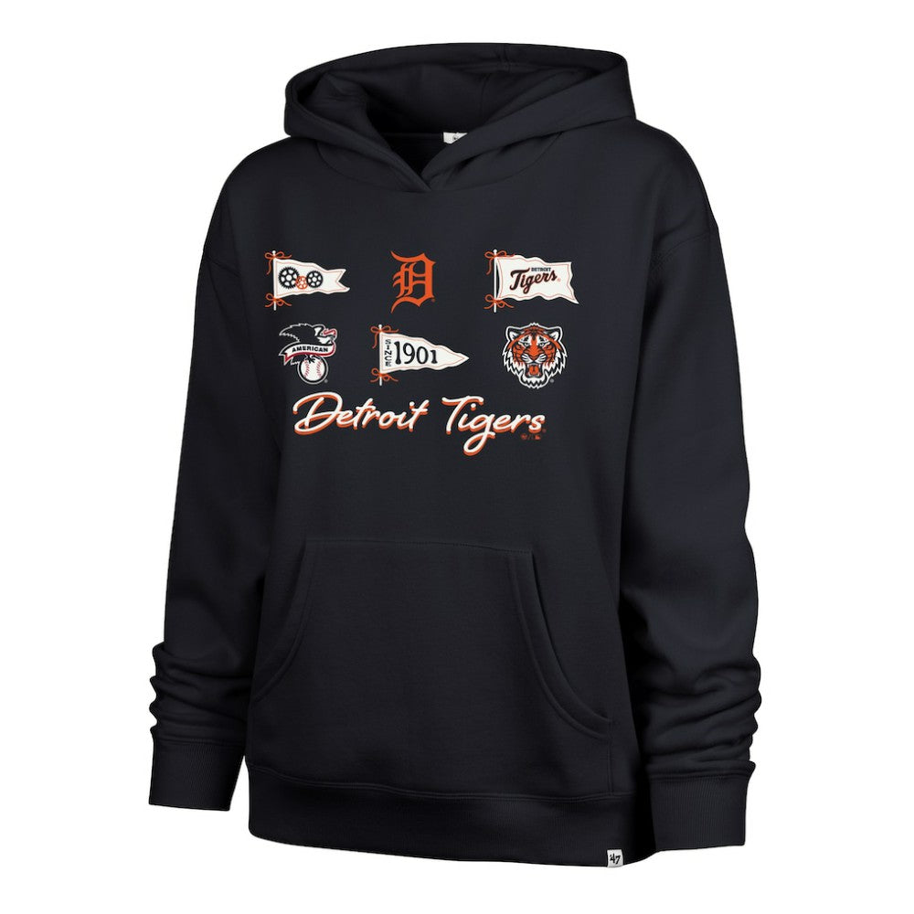 Detroit Tigers '47 Women's Bow & Banners Naomi Hoodie | MLB US