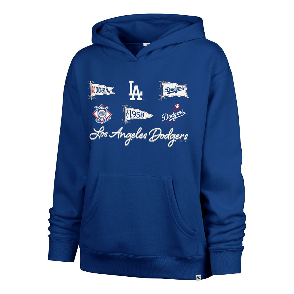 Los Angeles Dodgers '47 Women's Bow & Banners Naomi Hoodie | MLB New