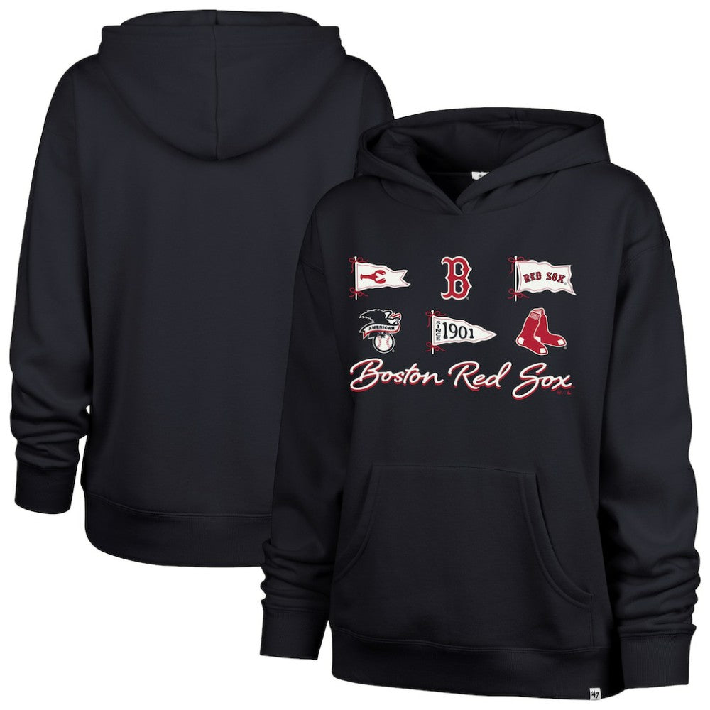 Boston Red Sox '47 Women's Bow & Banners Naomi Hoodie | MLB For sale