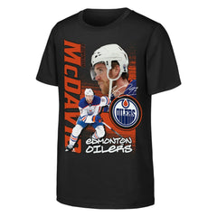 Connor McDavid Edmonton Oilers Outerstuff Youth Playmaker T-Shirt For Sale