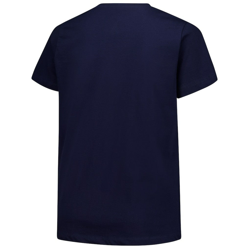Chicago Bears Fanatics Women's Plus Size Arch Over Logo V-Neck T-Shirt