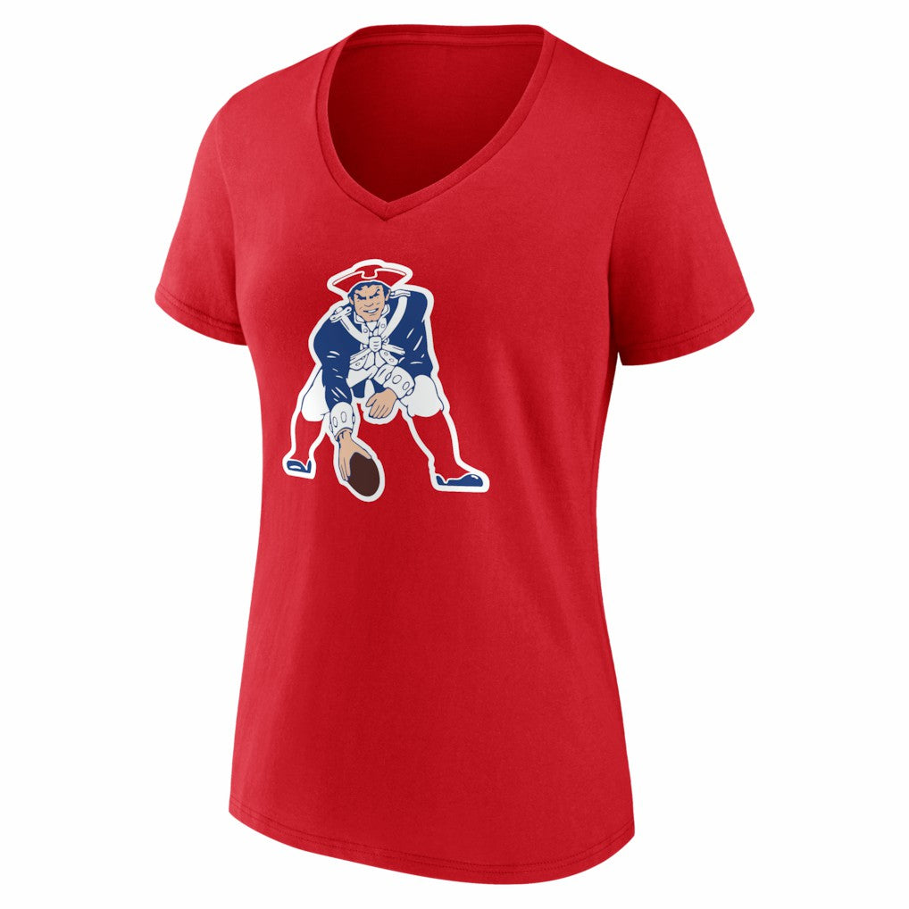 New England Patriots  Drake Maye  Women's Nickname V-Neck T-Shirt