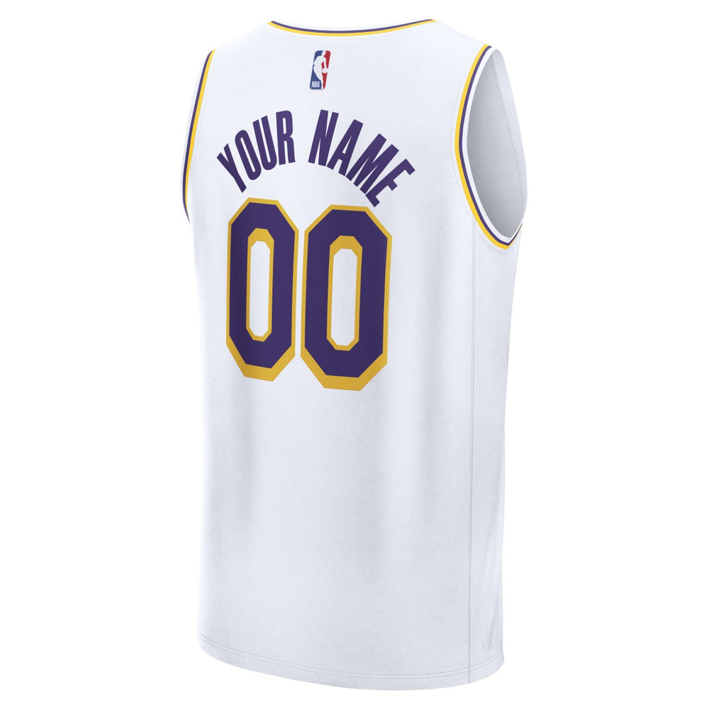Los Angeles Lakers Fast Break Custom Replica Jersey On Sale