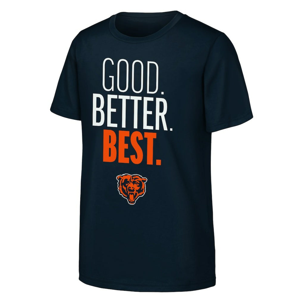 Chicago Bears  Outerstuff Youth Good. Better. Best. T-Shirt